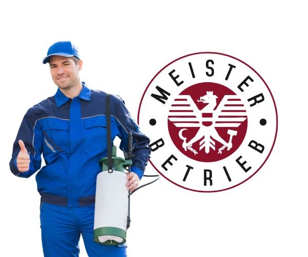 Kammerjäger / Schädlingsbekämpfer im Einsatz – Meisterbetrieb